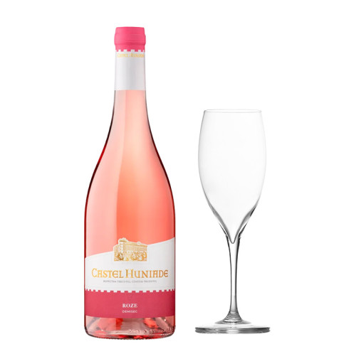 Castel Huniade Roze, demisec 750ml