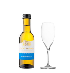 Castel Huniade Sauvignon Blanc Alb, demisec 187ml
