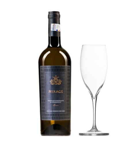 Vanju Mare Mirage Tămâioasă Românească + Chardonnay, alb sec 750ml